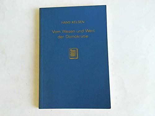 Vom Wesen und Wert der Demokratie Politics & History
