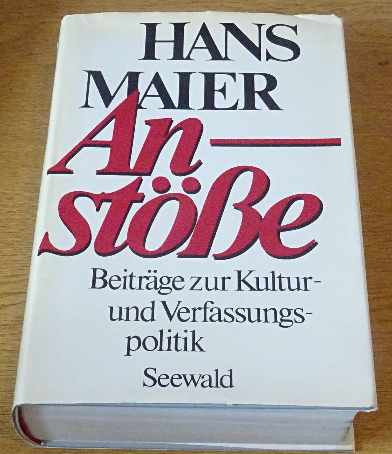 Anstöße. Beiträge zur Kultur und Verfassungspolitik Books