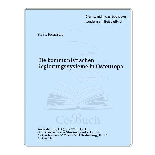 Die kommunistischen Regierungssysteme in Osteuropa Books
