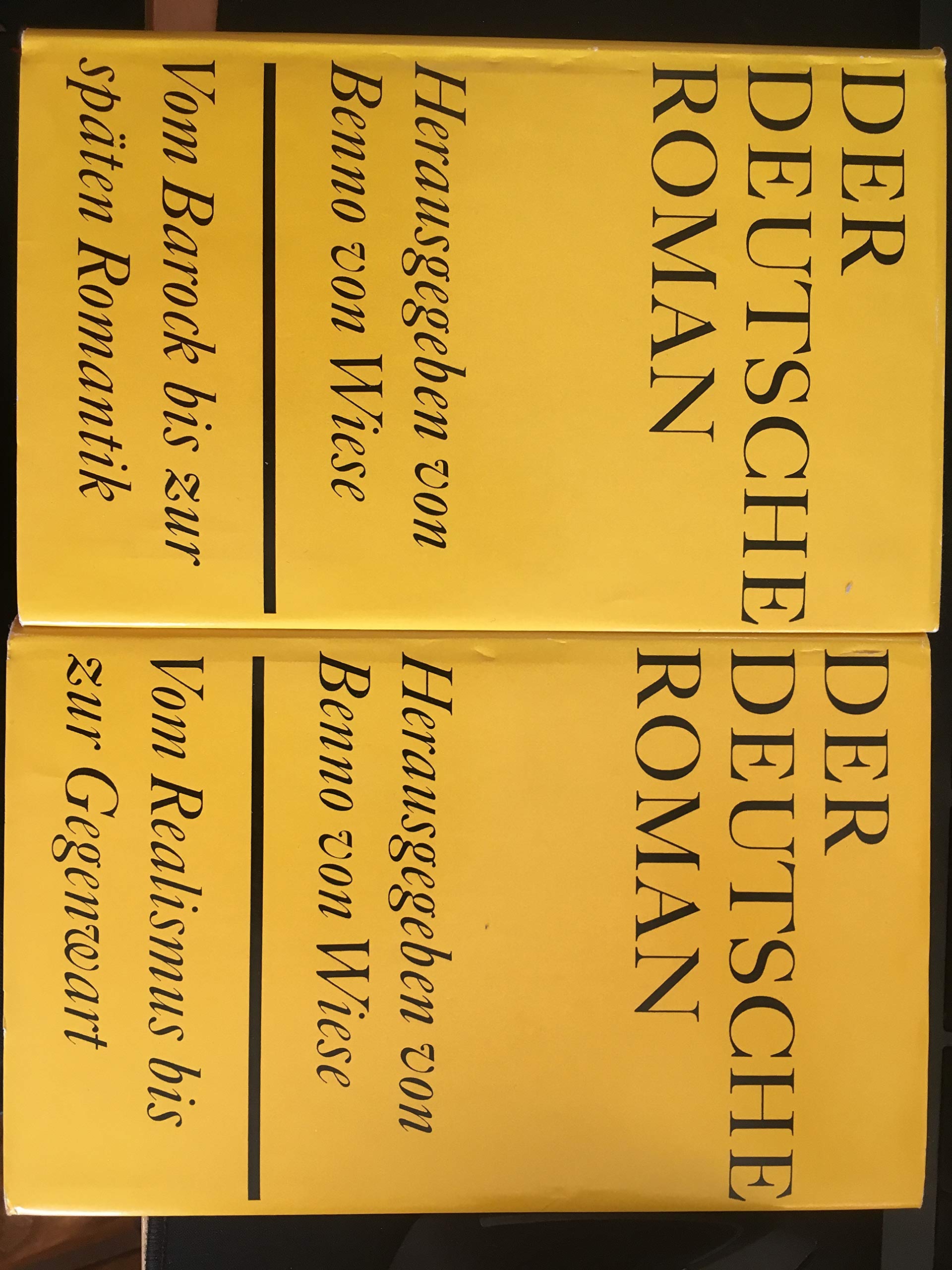 Der deutsche Roman. Vom Barock bis zur Gegenwart. Struktur und Geschichte. Herausgegeben von B. von Wiese. I Books
