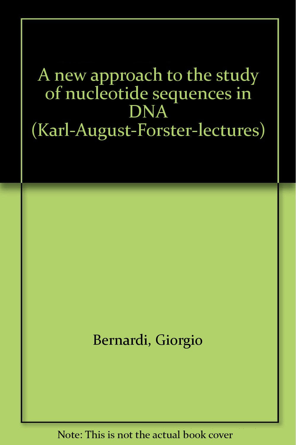 A new approach to the study of nucleotide sequences in DNA Books