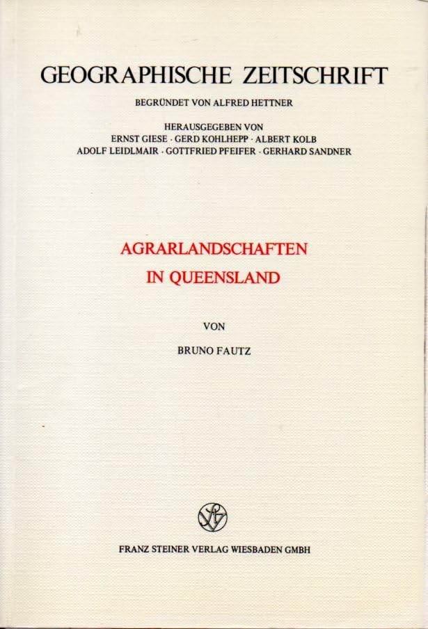 Agrarlandschaften in Queensland (Erdkundliches Wissen) Geology & Geography