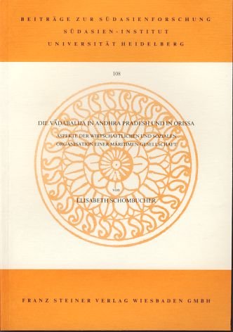 Die Vadabalija in Andhra Pradesh und in Orissa (Beiträge zur Südasien-Forschung) - Schömbucher, Elisabeth book