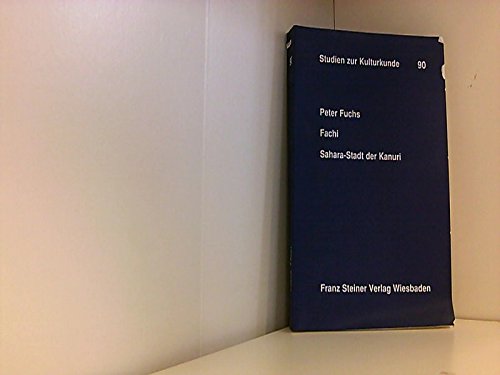 Fachi, Sahara-Stadt der Kanuri (Studien zur Kulturkunde) Law