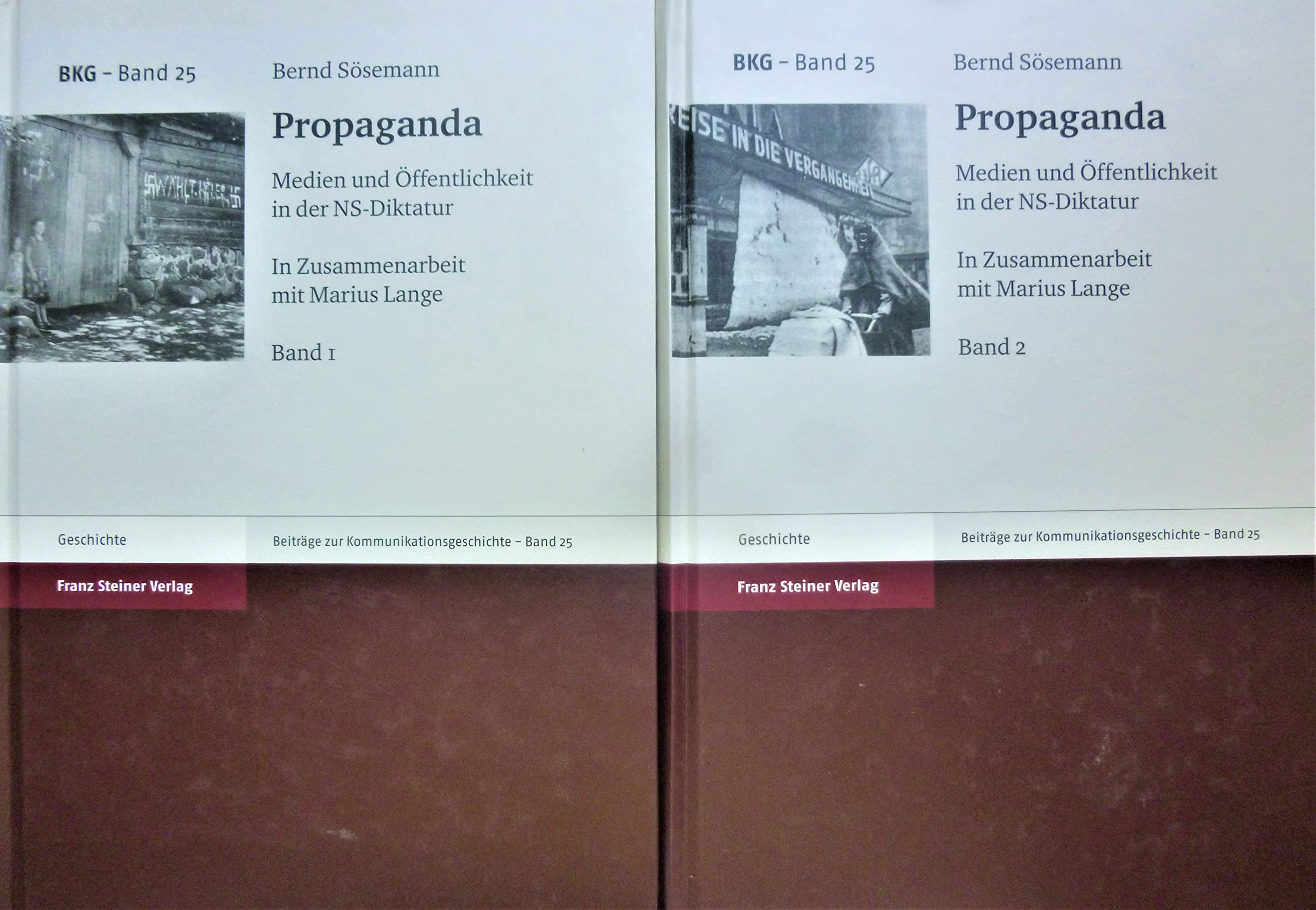 Propaganda. Medien und Öffentlichkeit in der NS-Diktatur (Beiträge zur Kommunikationsgeschichte 25) Media & Communication