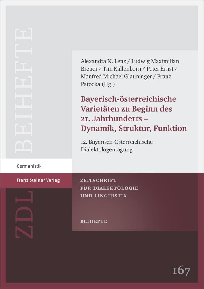 Bayerisch-österreichische Varietäten zu Beginn des 21. Jahrhunderts – Dynamik, Struktur, Funktion Social Sciences