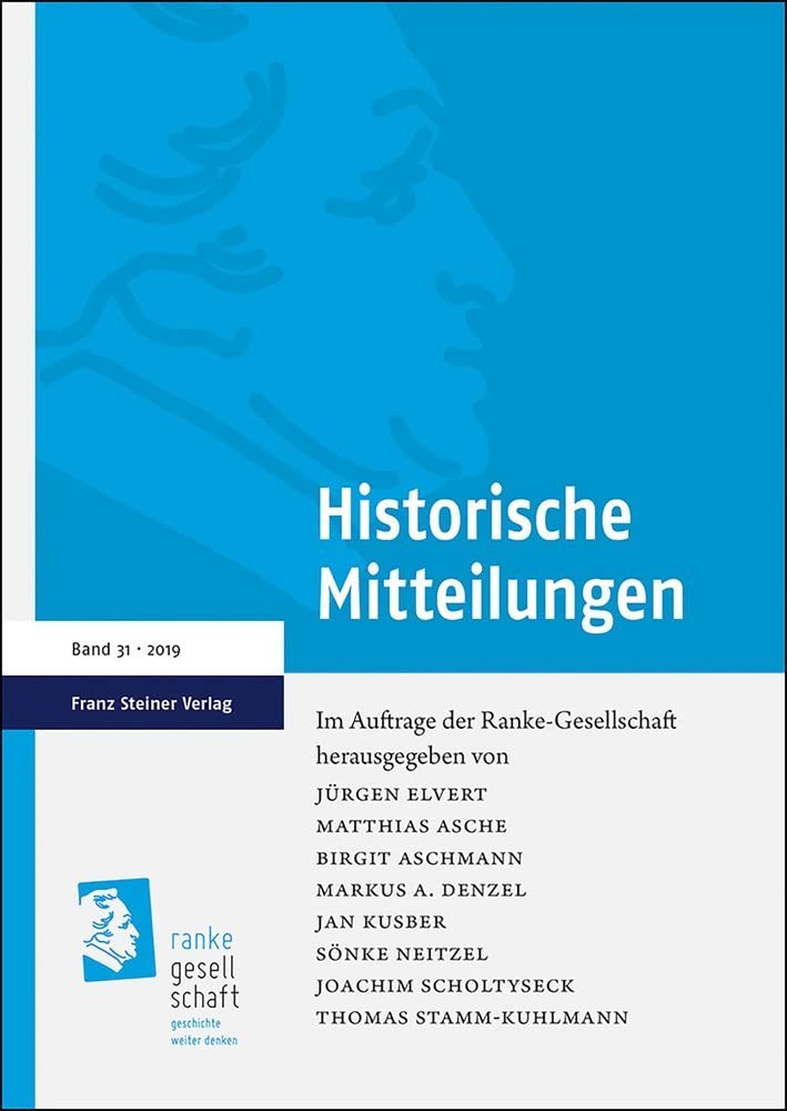 Historische Mitteilungen 31 (2019) book