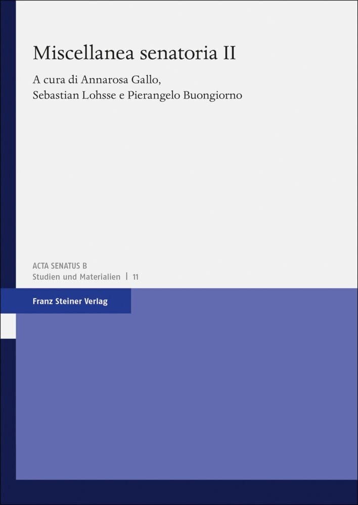 Product Image: Miscellanea senatoria. Vol. 2