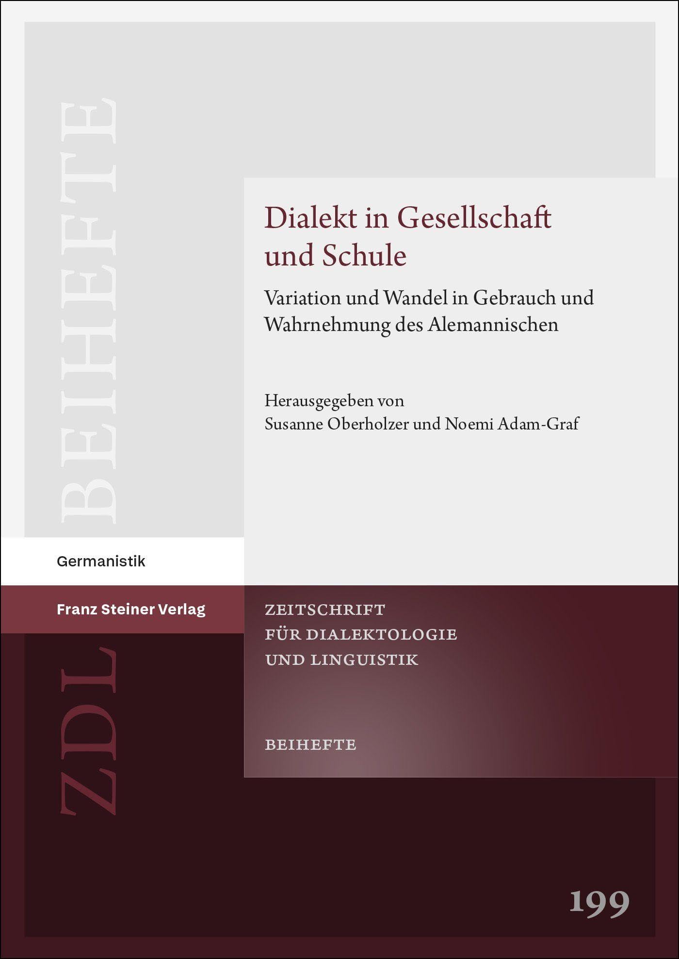 Dialekt in Gesellschaft und Schule Social Sciences