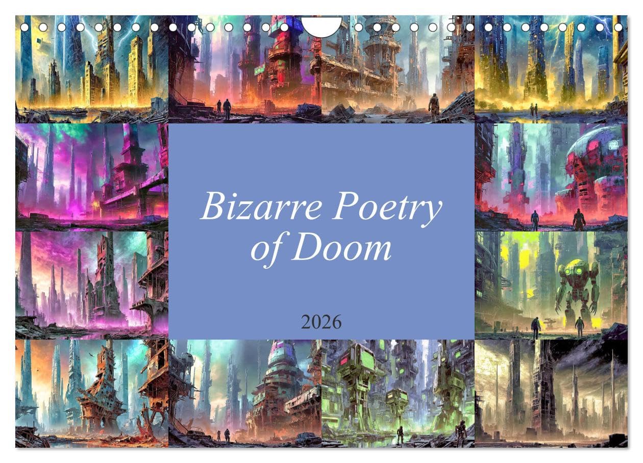 Bizarre Poetry of Doom (Wall Calendar 2026 DIN A4 landscape), CALVENDO 12 Month Wall Calendar: A dystopian vision Film, Art & Culture