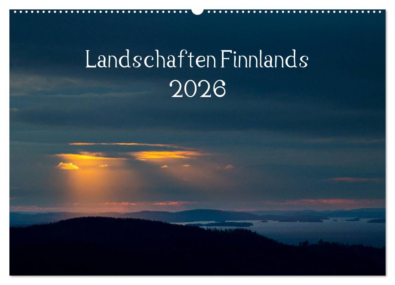 Landschaften Finnlands (Wandkalender 2026 DIN A2 quer), CALVENDO Monatskalender: Stimmungsvolle Impressionen von finnischen Landschaften (CALVENDO Natur) Film, Art & Culture