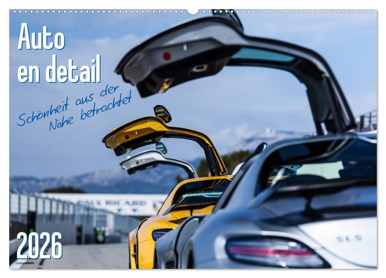 Auto en detail (Wandkalender 2026 DIN A2 quer), CALVENDO Monatskalender: Ästhetische Detailfotos von Oldtimern und neuen Automobilen. (CALVENDO Mobilitaet) Photography