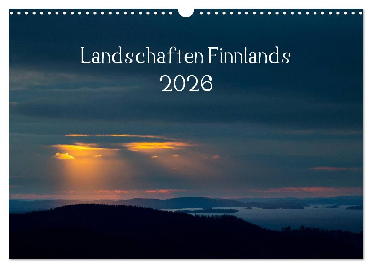 Landschaften Finnlands (Wandkalender 2026 DIN A3 quer), CALVENDO Monatskalender: Stimmungsvolle Impressionen von finnischen Landschaften (CALVENDO Natur) Film, Art & Culture