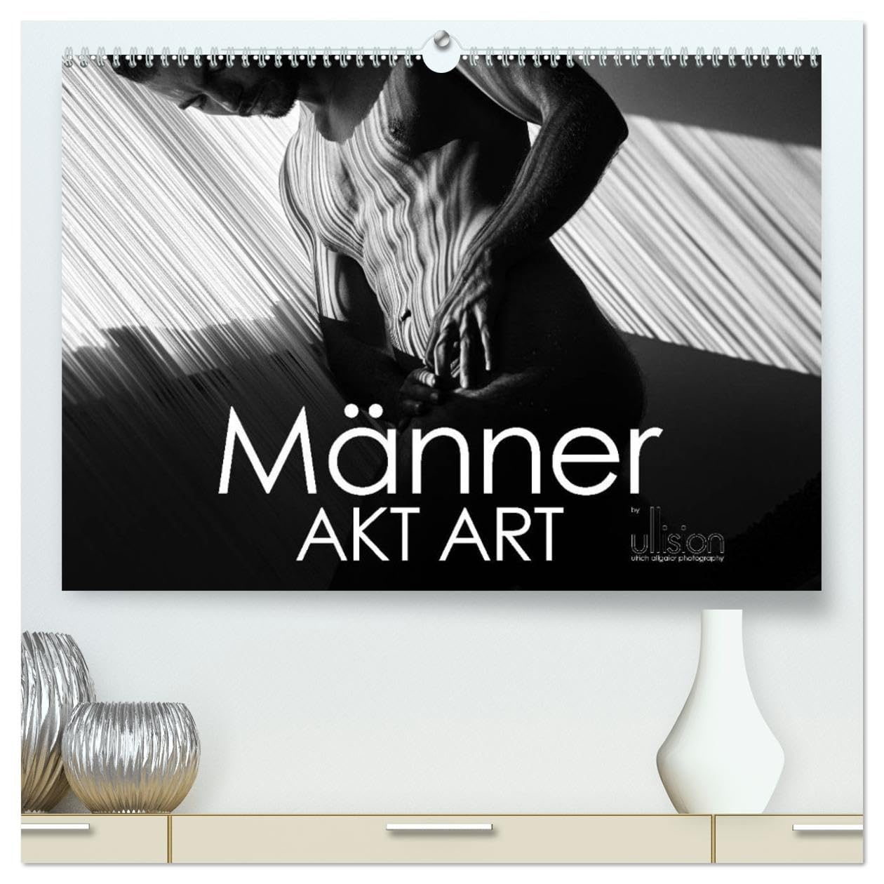 Männer AKT Art (hochwertiger Premium Wandkalender 2026 DIN A2 quer), Kunstdruck in Hochglanz: Stilvolle Männer - Akte in ästhetischer Abstraktion aus Linien und Körpern (CALVENDO Erotik) Calendars