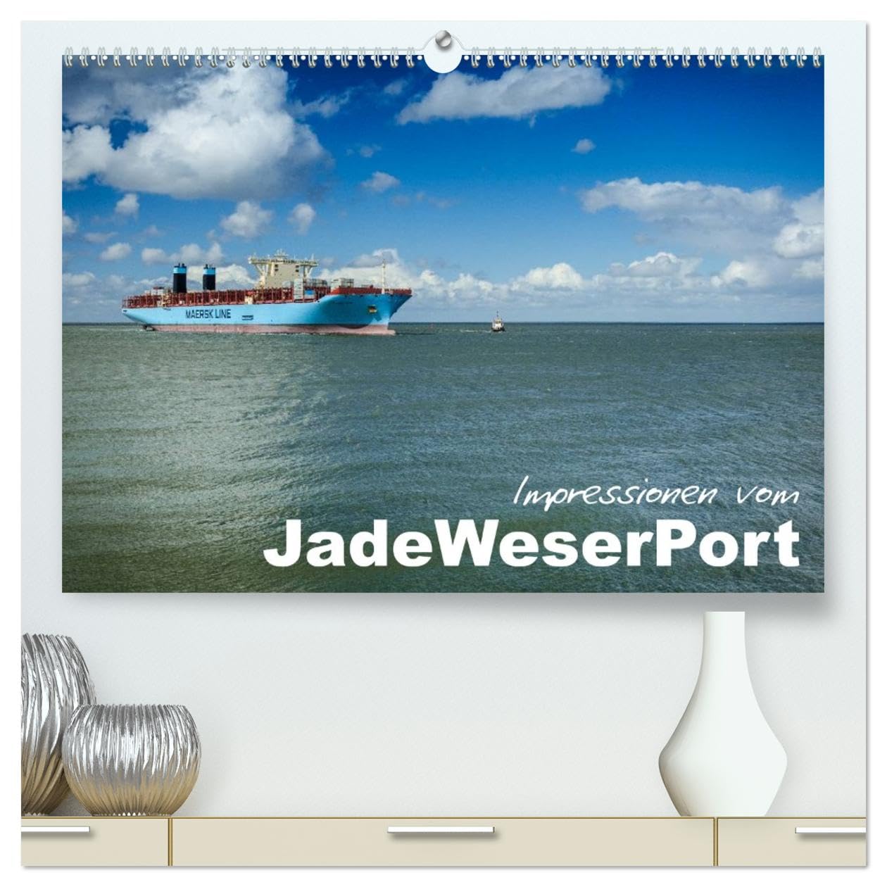 Impressionen vom JadeWeserPort (hochwertiger Premium Wandkalender 2026 DIN A2 quer), Kunstdruck in Hochglanz: Bilder vom JadeWeserPort, Wilhelmshaven (CALVENDO Orte) Books