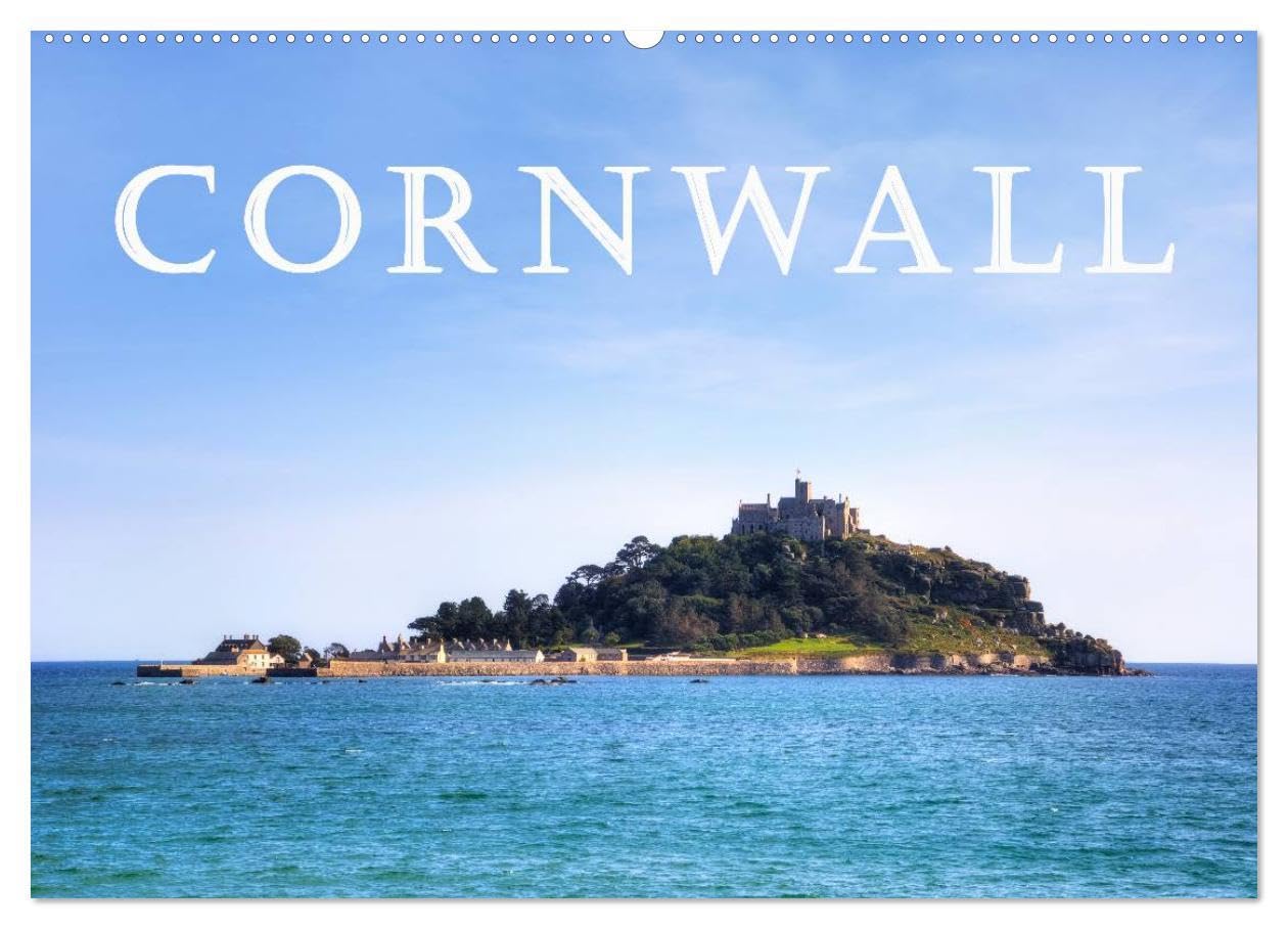 Cornwall (Wandkalender 2026 DIN A2 quer), CALVENDO Monatskalender: Cornwall mit malerischen Buchten, schroffen Klippen und traditionellen Fischerdörfern. (CALVENDO Orte) Leisure & Fun