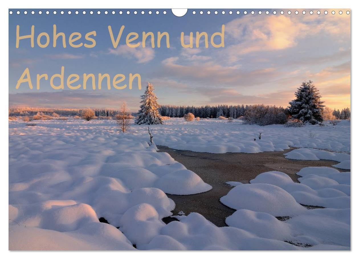 Hohes Venn und Ardennen (Wandkalender 2026 DIN A3 quer), CALVENDO Monatskalender: Das Hochmoor im deutsch-belgischen Grenzgebiet hat zu jeder Jahreszeit seinen besonderen Reiz. (CALVENDO Natur) Photography