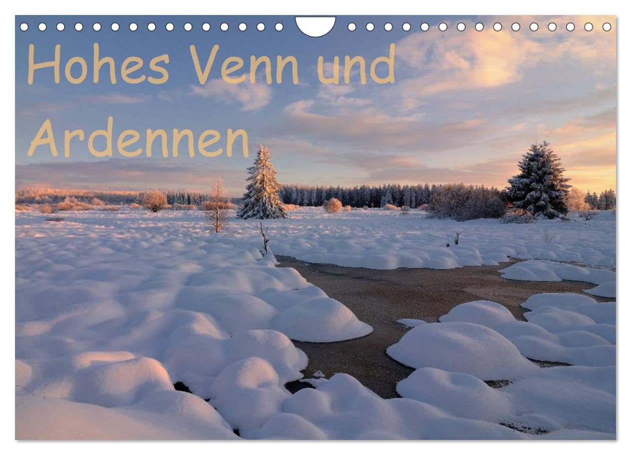 Hohes Venn und Ardennen (Wandkalender 2026 DIN A4 quer), CALVENDO Monatskalender: Das Hochmoor im deutsch-belgischen Grenzgebiet hat zu jeder Jahreszeit seinen besonderen Reiz. (CALVENDO Natur) Photography