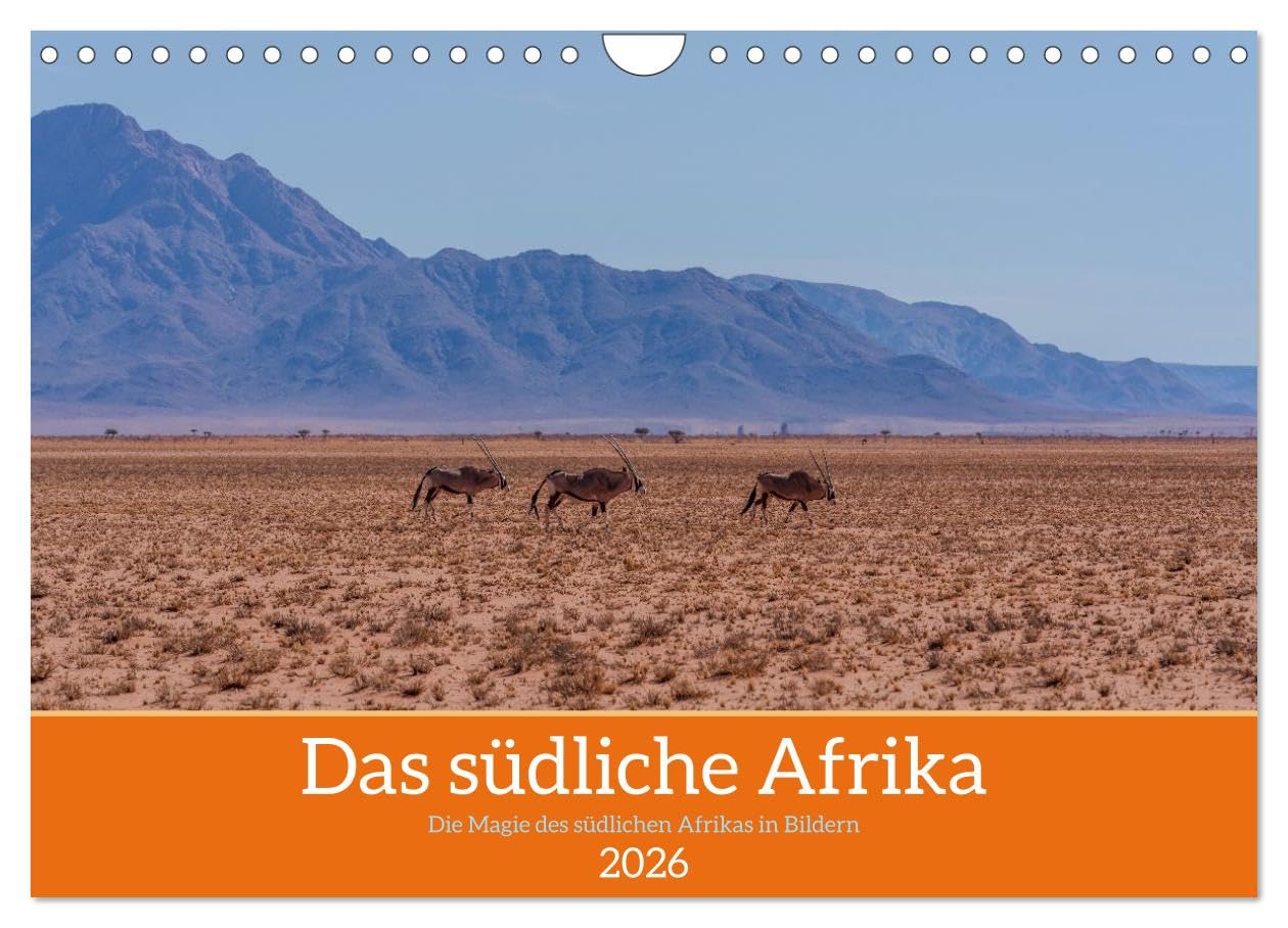 Das südliche Afrika 2026 (Wandkalender 2026 DIN A4 quer), CALVENDO Monatskalender Leisure, Home & Garden