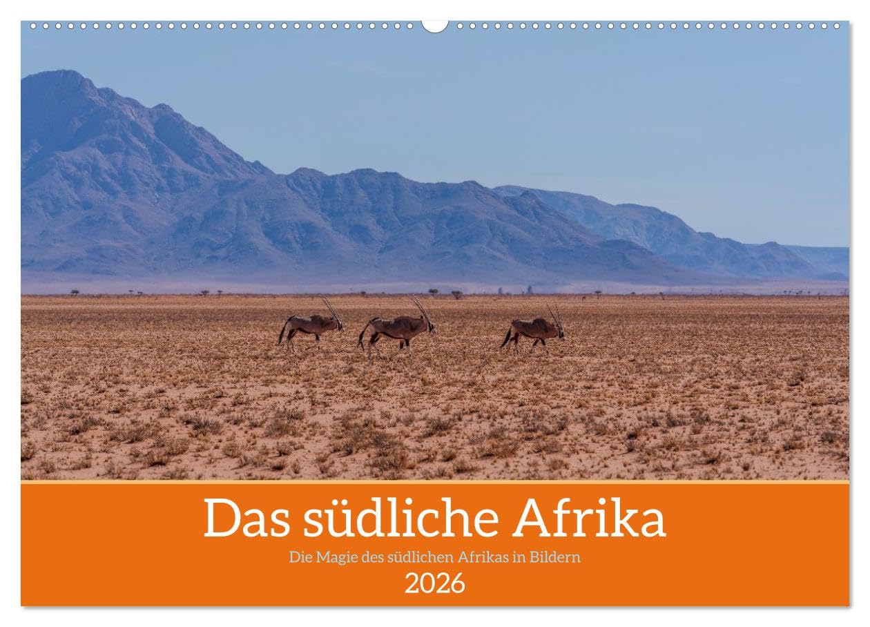 Das südliche Afrika 2026 (Wandkalender 2026 DIN A2 quer), CALVENDO Monatskalender Leisure, Home & Garden