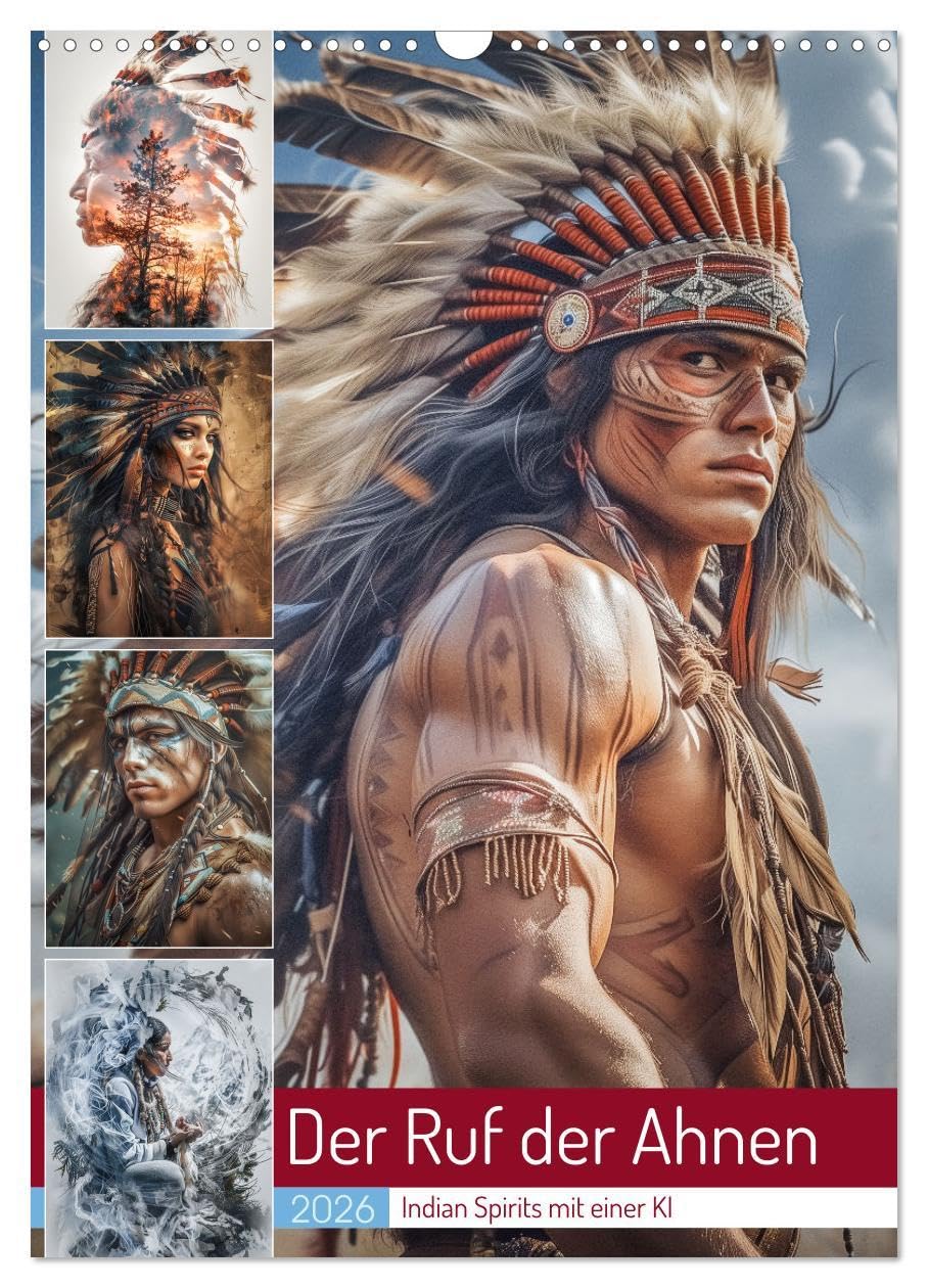 Der Ruf der Ahnen (Wandkalender 2026 DIN A3 hoch), CALVENDO Monatskalender: Begleitet von inspirierenden Zitaten und Weisheiten, lädt er Sie ein, die ... Nordamerikas zu entdecken. (CALVENDO Kunst) Religion & Esotericism