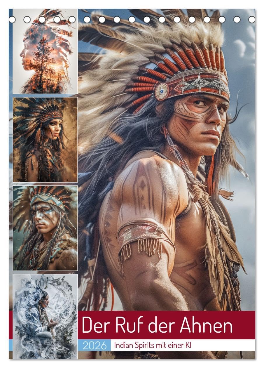 Der Ruf der Ahnen (Tischkalender 2026 DIN A5 hoch), CALVENDO Monatskalender: Begleitet von inspirierenden Zitaten und Weisheiten, lädt er Sie ein, die ... Nordamerikas zu entdecken. (CALVENDO Kunst) Religion & Esotericism