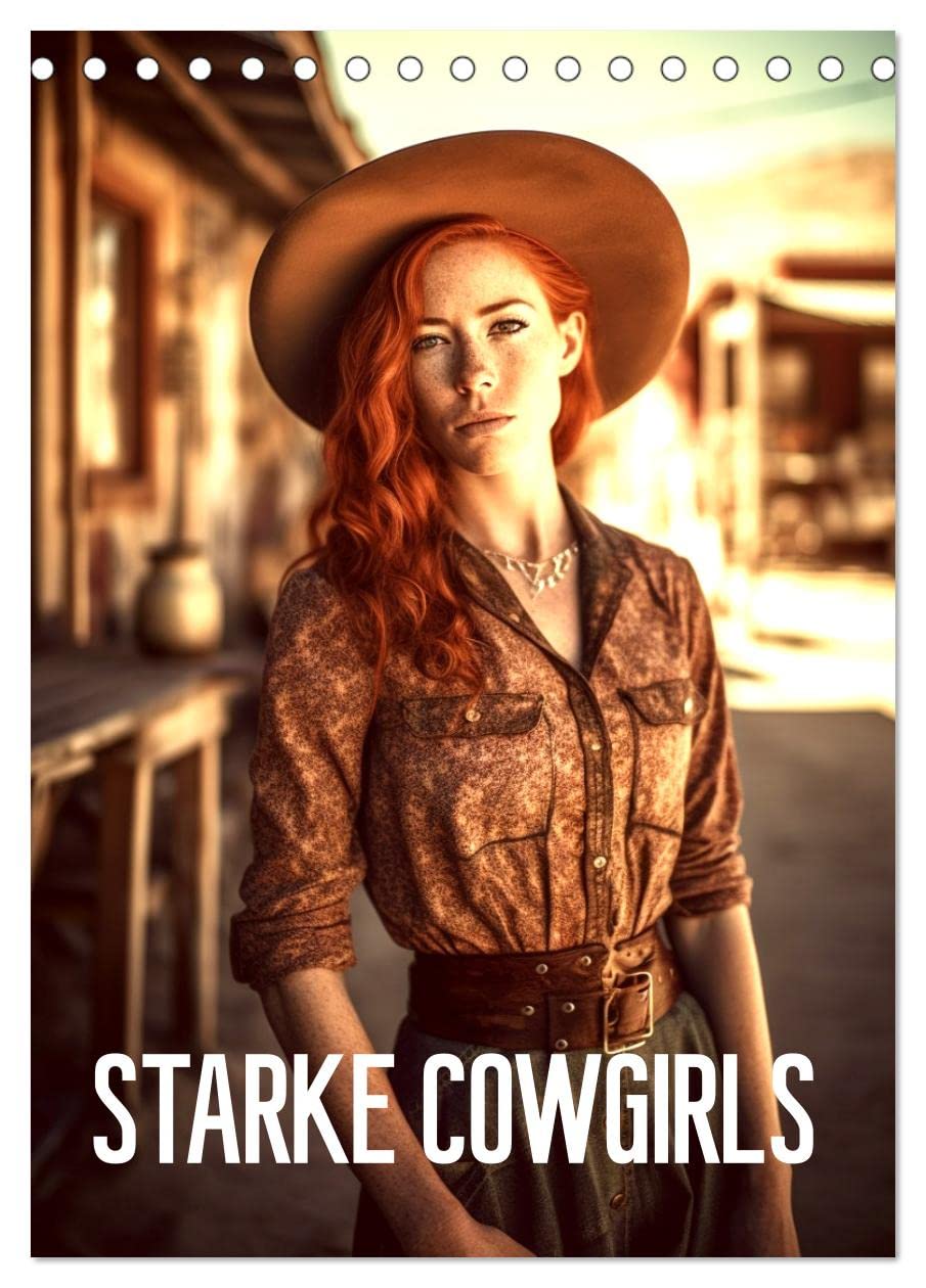 Starke Cowgirls (Tischkalender 2026 DIN A5 hoch), CALVENDO Monatskalender Social Sciences