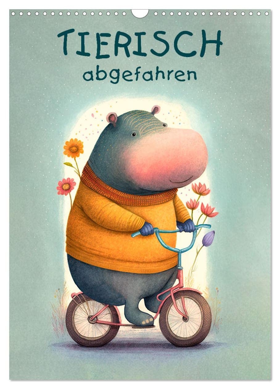 Tierisch abgefahren (Wandkalender 2026 DIN A3 hoch), CALVENDO Monatskalender Film, Art & Culture