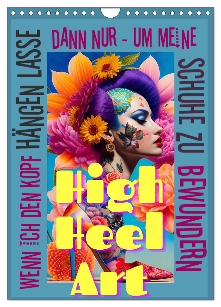 HighHeelArt (Wandkalender 2026 DIN A4 hoch), CALVENDO Monatskalender Social Sciences