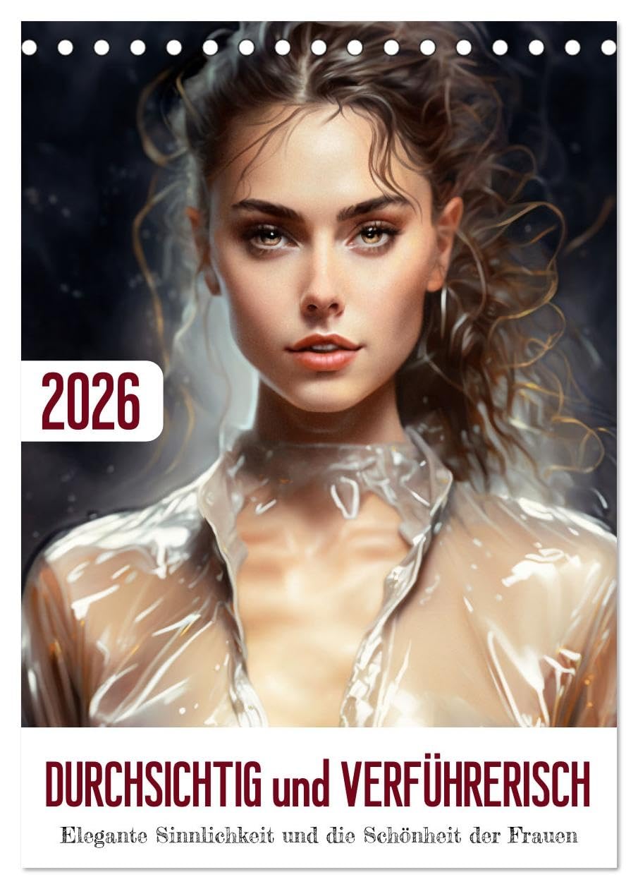 Durchsichtig und verführerisch (Tischkalender 2026 DIN A5 hoch), CALVENDO Monatskalender Calendars