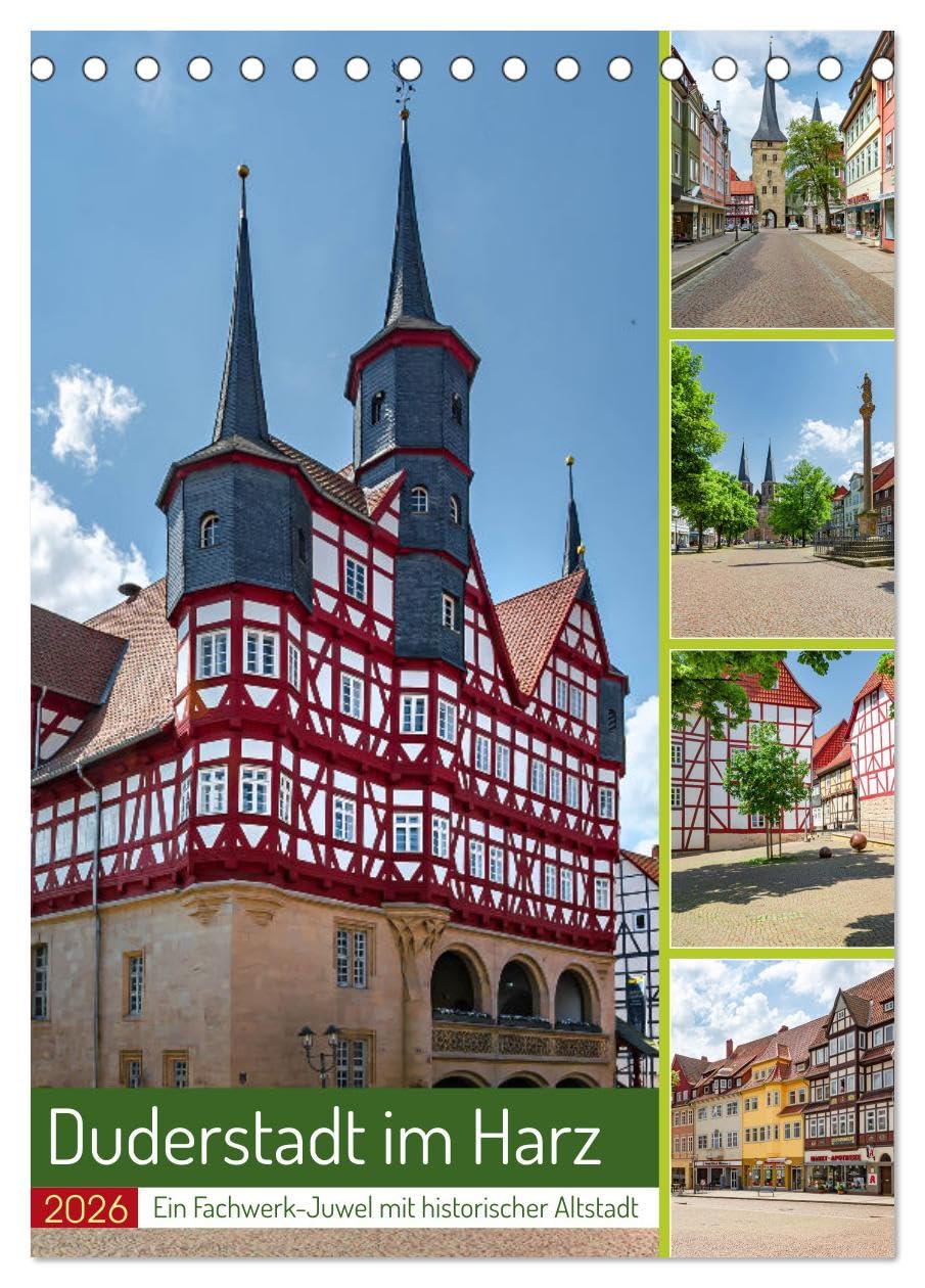 Duderstadt am Harz (Tischkalender 2026 DIN A5 hoch), CALVENDO Monatskalender Leisure, Home & Garden