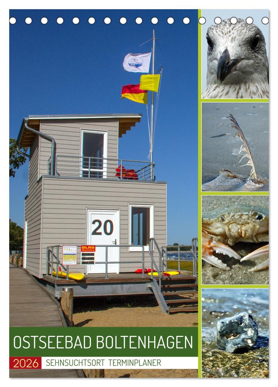 Sehnsuchtsort Ostseebad Boltenhagen (Tischkalender 2026 DIN A5 hoch), CALVENDO Monatskalender Leisure, Home & Garden