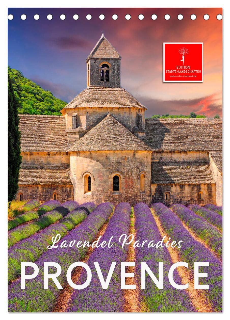 Provence Lavendel Paradies (Tischkalender 2026 DIN A5 hoch), CALVENDO Monatskalender Leisure, Home & Garden