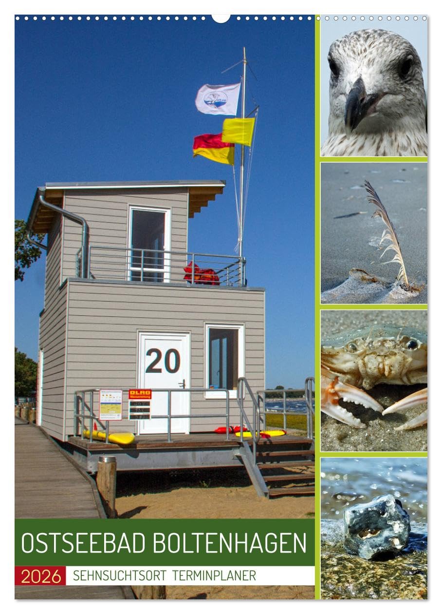Sehnsuchtsort Ostseebad Boltenhagen (Wandkalender 2026 DIN A2 hoch), CALVENDO Monatskalender Leisure, Home & Garden