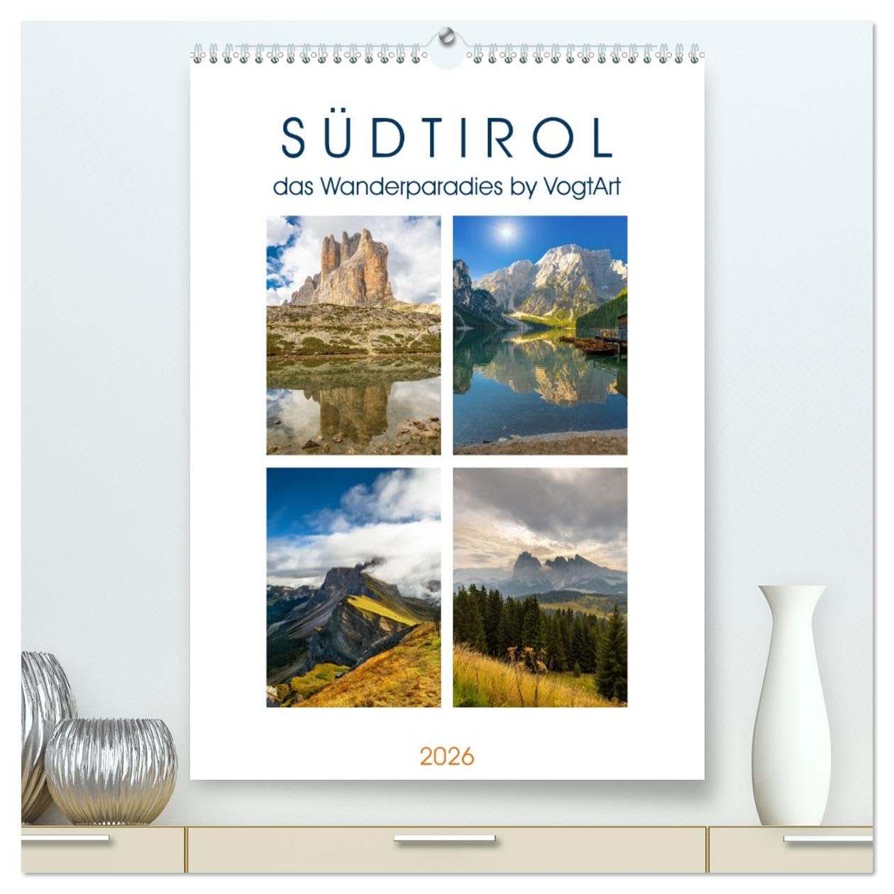 Südtirol, das Wanderparadies (hochwertiger Premium Wandkalender 2026 DIN A2 hoch), Kunstdruck in Hochglanz Social Sciences