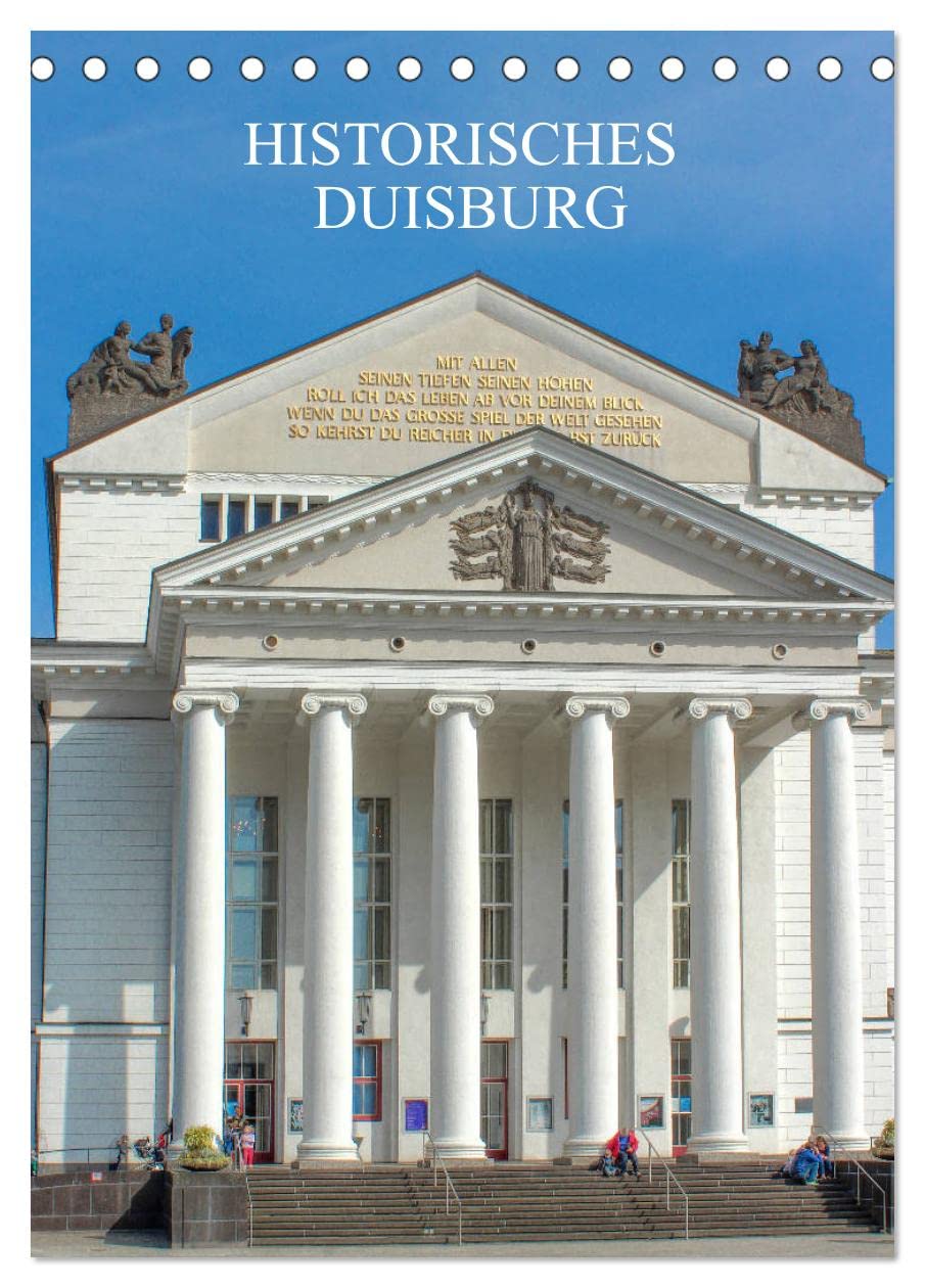 Historisches Duisburg (Tischkalender 2026 DIN A5 hoch), CALVENDO Monatskalender Leisure, Home & Garden
