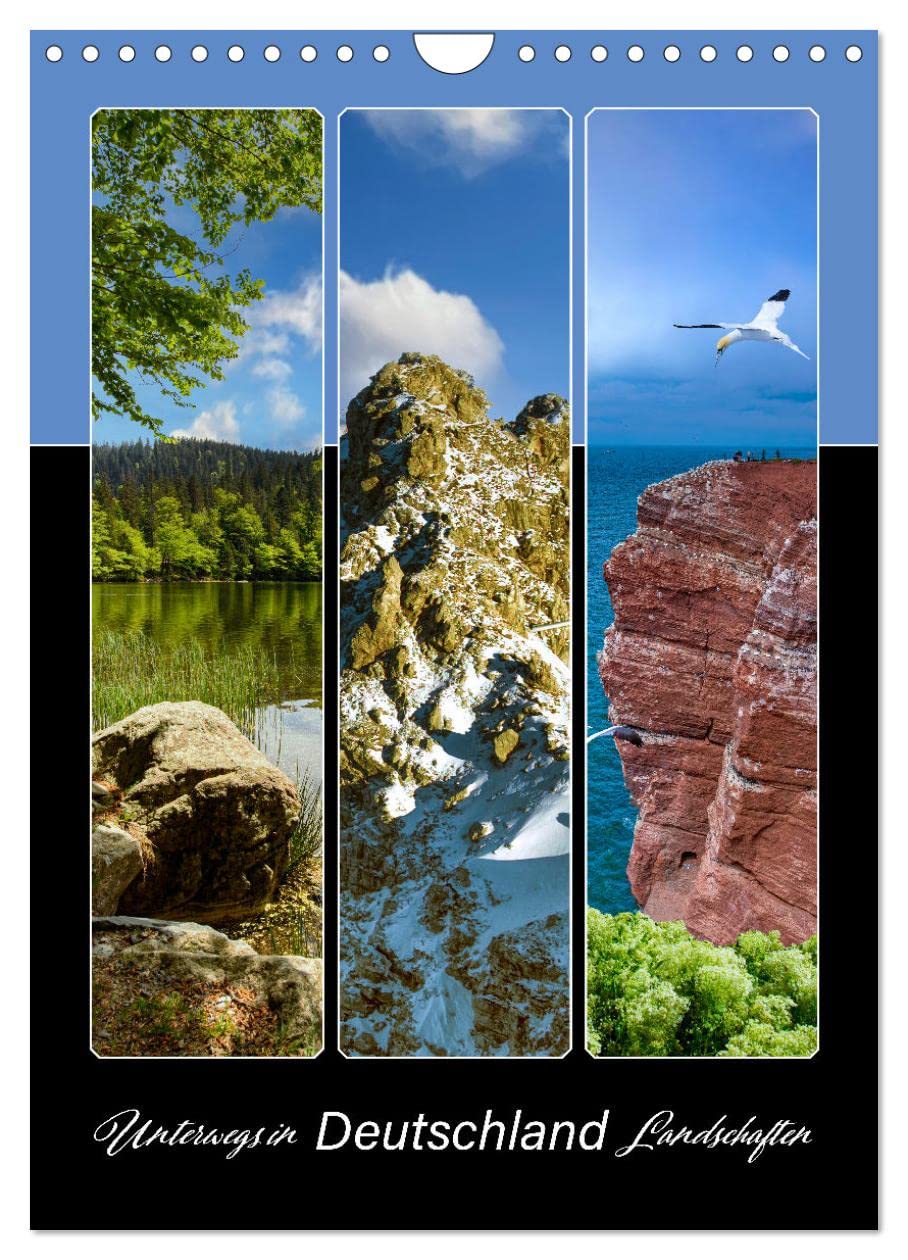 Unterwegs in Deutschland Landschaften (Wandkalender 2026 DIN A4 hoch), CALVENDO Monatskalender Leisure, Home & Garden