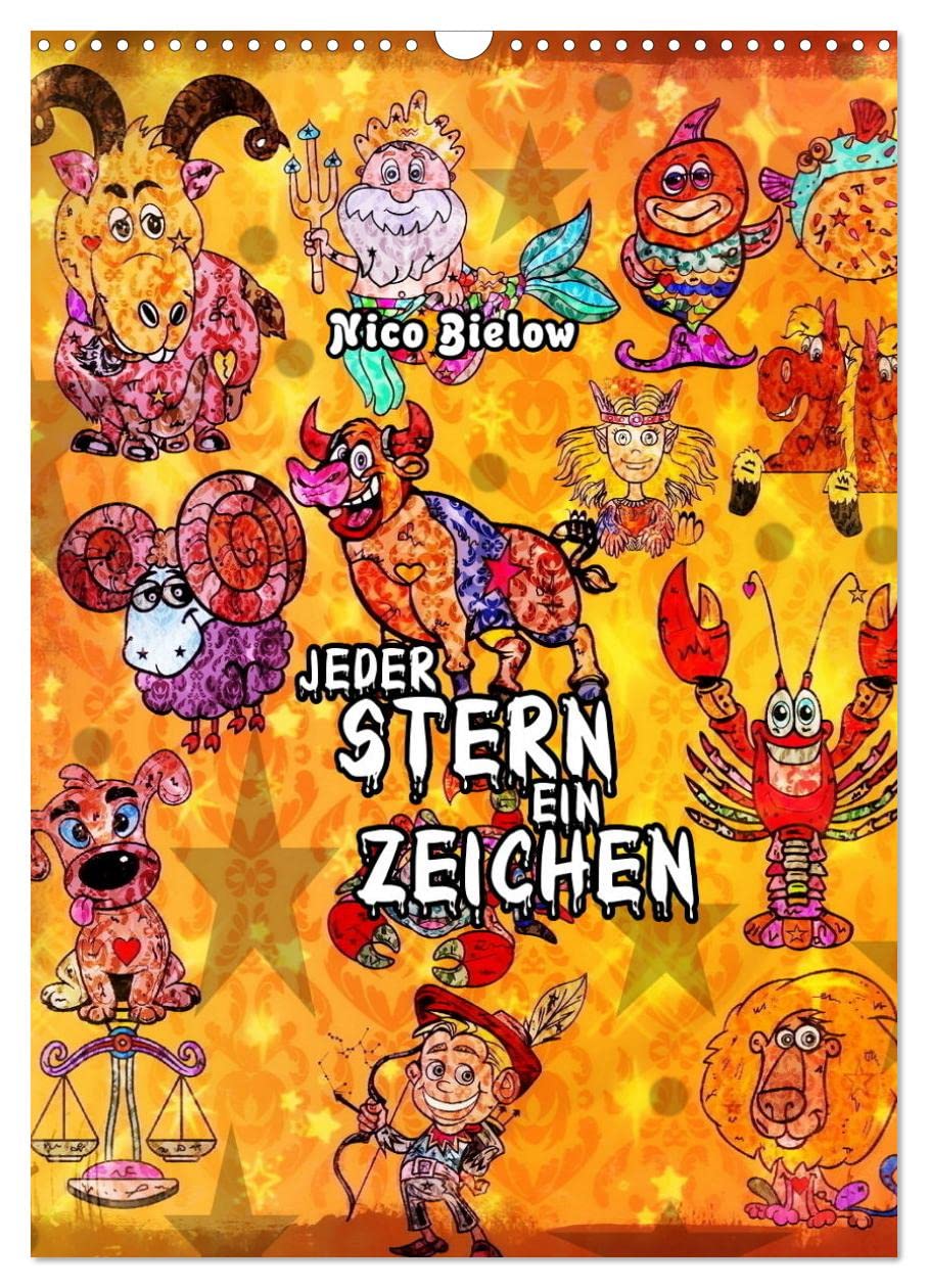 Jeder Stern ein Zeichen (Wandkalender 2026 DIN A3 hoch), CALVENDO Monatskalender Religion & Esotericism