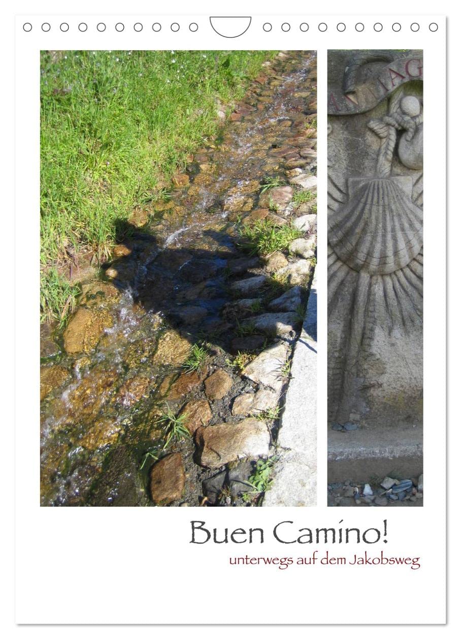 Buen Camino - Unterwegs auf dem Jakobsweg (Wandkalender 2026 DIN A4 hoch), CALVENDO Monatskalender Leisure, Home & Garden