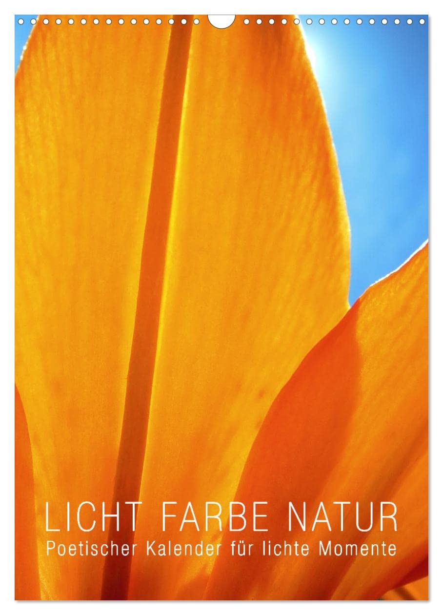 Licht Farbe Natur (Wandkalender 2026 DIN A3 hoch), CALVENDO Monatskalender Psychology