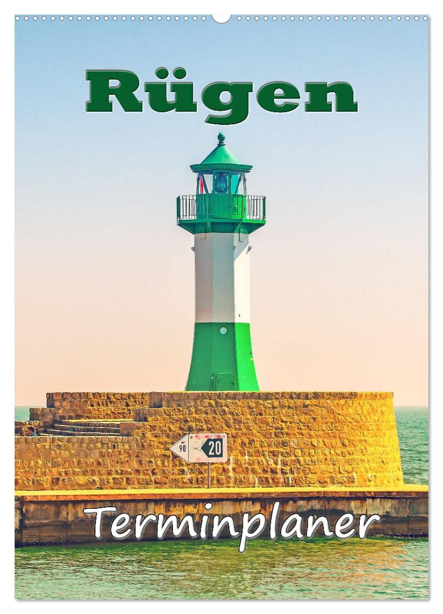 Rügen - Terminplaner (Wandkalender 2026 DIN A2 hoch), CALVENDO Monatskalender Social Sciences