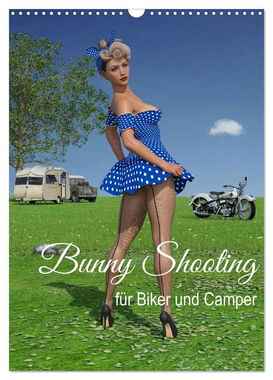 Bunny Shooting (Wandkalender 2026 DIN A3 hoch), CALVENDO Monatskalender Calendars