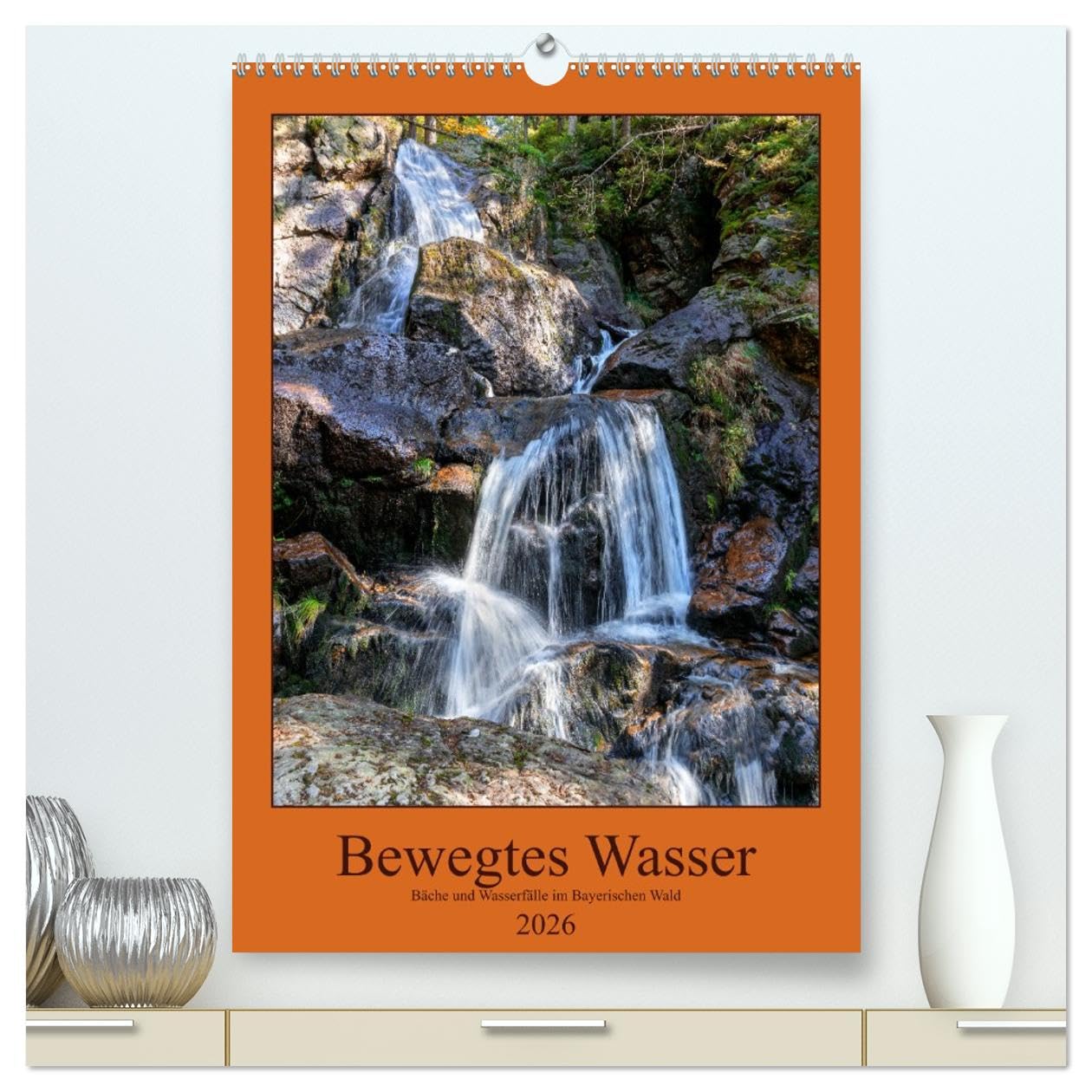 Bewegtes Wasser (hochwertiger Premium Wandkalender 2026 DIN A2 hoch), Kunstdruck in Hochglanz Photography