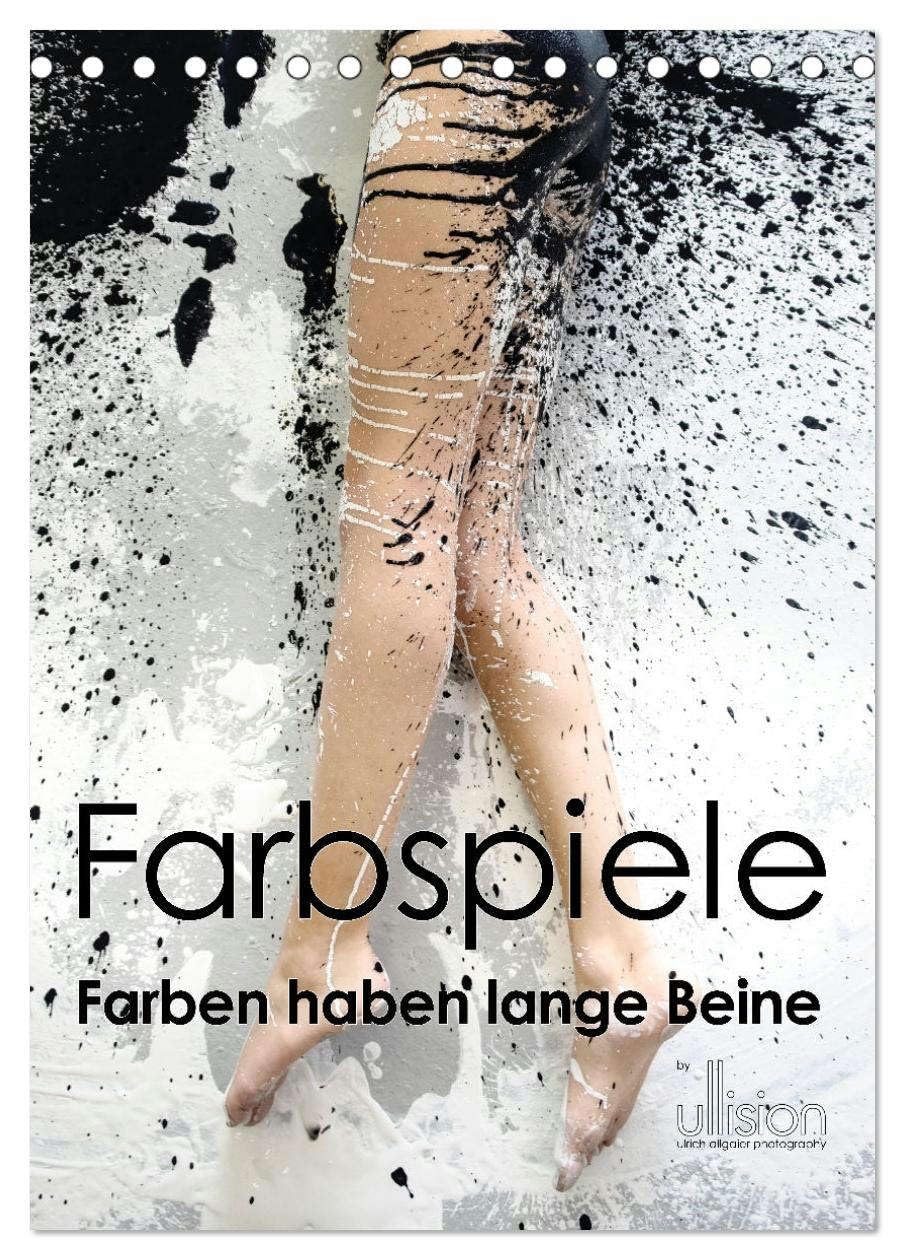 Farbspiele – Farben haben lange Beine (Tischkalender 2026 DIN A5 hoch), CALVENDO Monatskalender Social Sciences