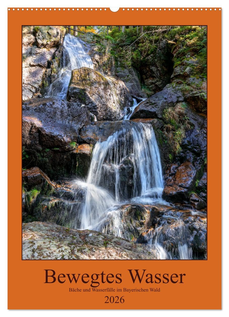 Bewegtes Wasser (Wandkalender 2026 DIN A2 hoch), CALVENDO Monatskalender Photography