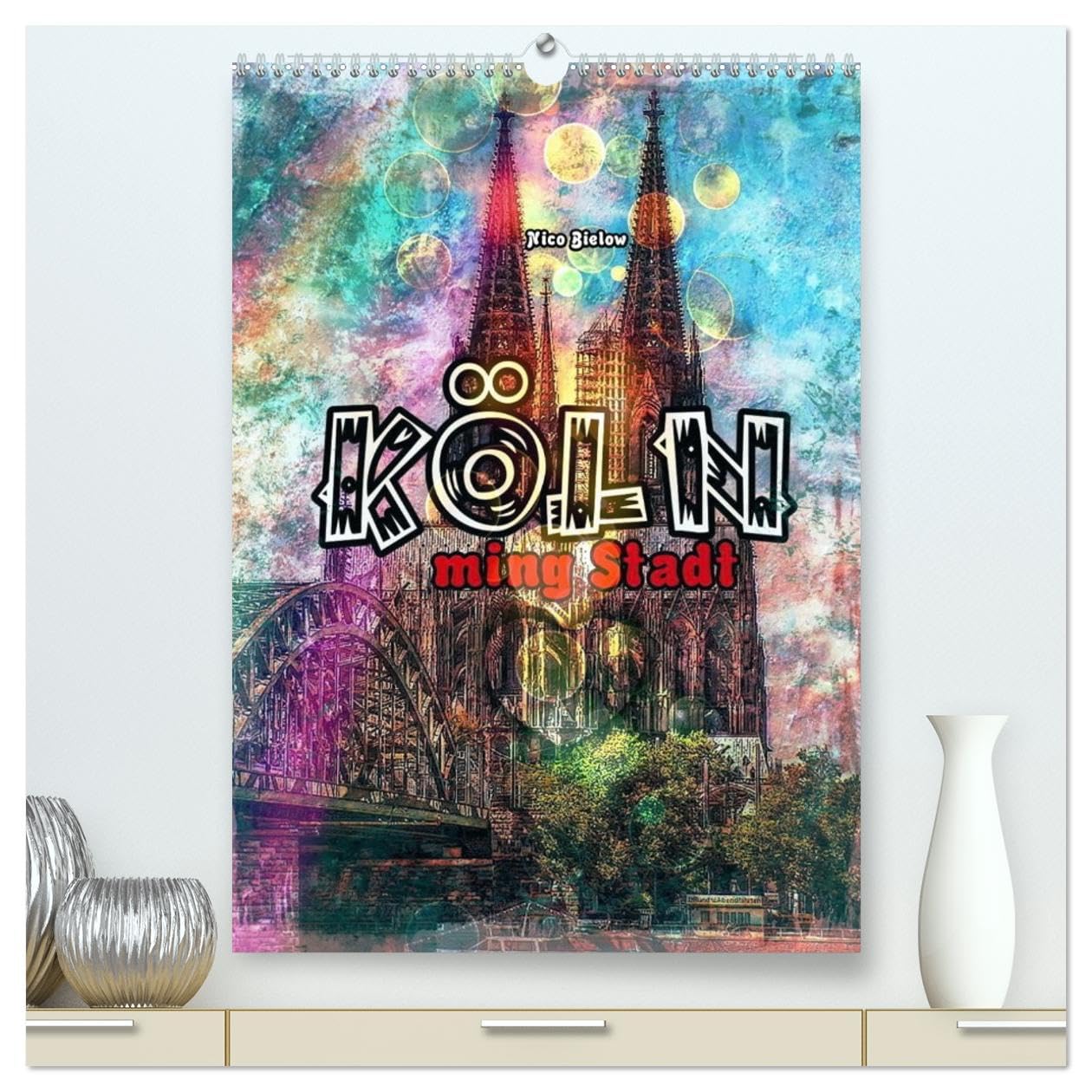 Köln ming Stadt (hochwertiger Premium Wandkalender 2026 DIN A2 hoch), Kunstdruck in Hochglanz Leisure, Home & Garden