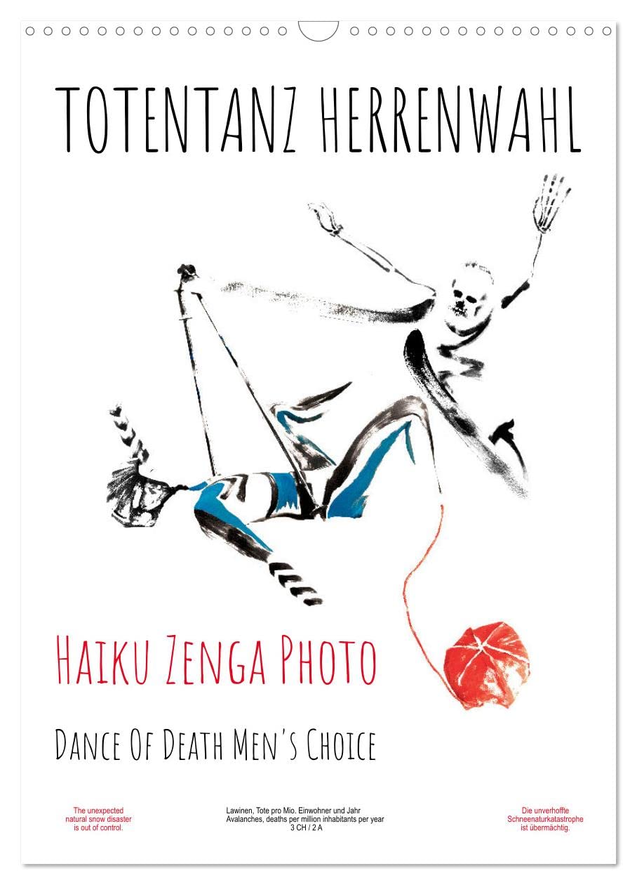 TOTENTANZ HERRENWAHL Haiku Zenga Photo DANCE OF DEATH MEN'S CHOICE (Wandkalender 2026 DIN A3 hoch), CALVENDO Monatskalender Social Sciences
