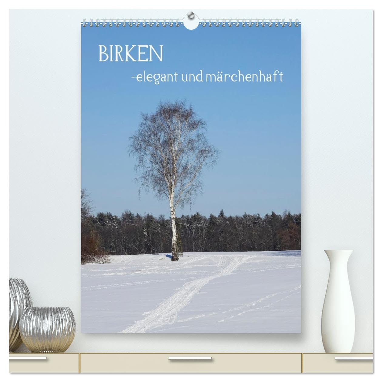 Birken - elegant und märchenhaft (hochwertiger Premium Wandkalender 2026 DIN A2 hoch), Kunstdruck in Hochglanz Film, Art & Culture