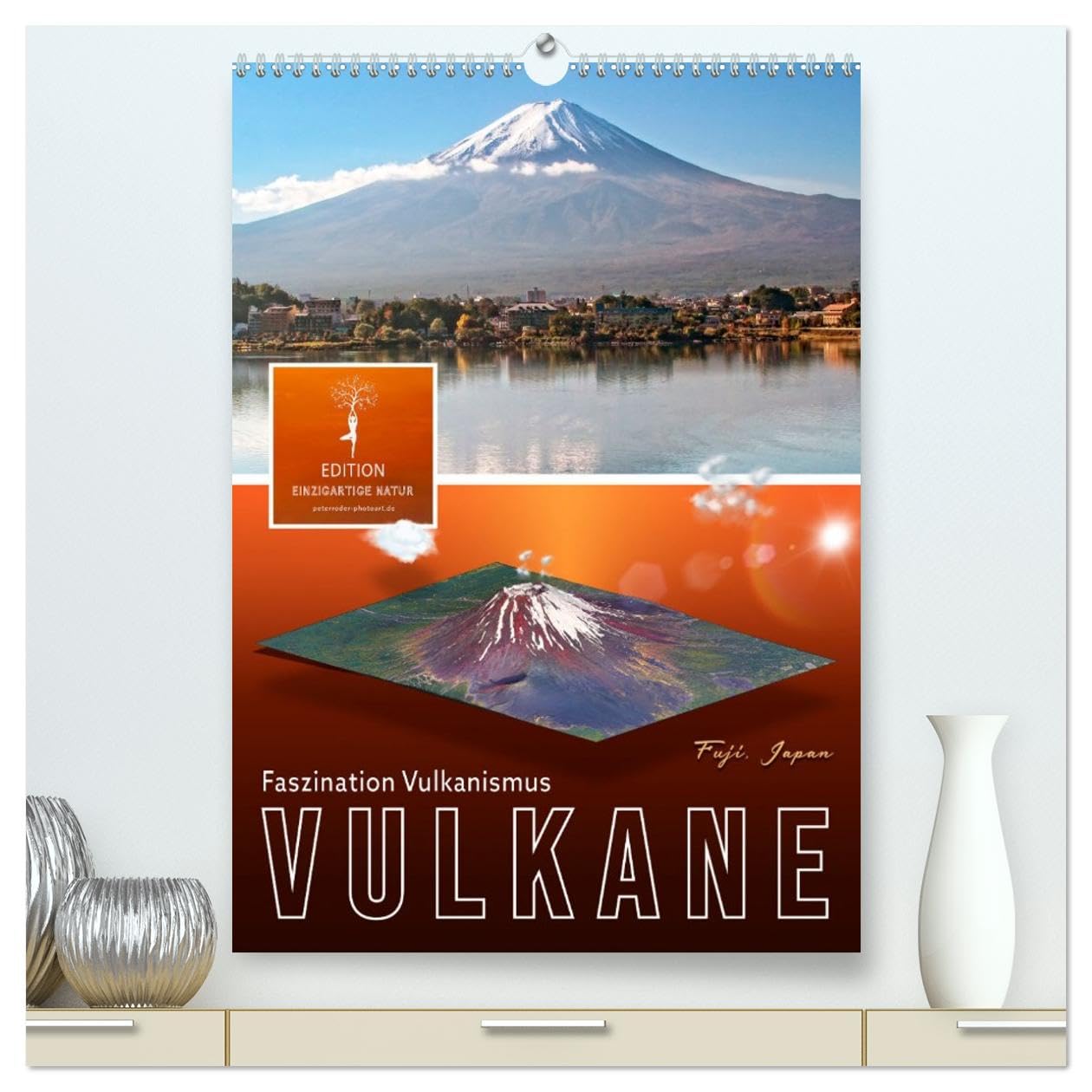 Vulkane - Faszination Vulkanismus (hochwertiger Premium Wandkalender 2026 DIN A2 hoch), Kunstdruck in Hochglanz Living & Furnishing