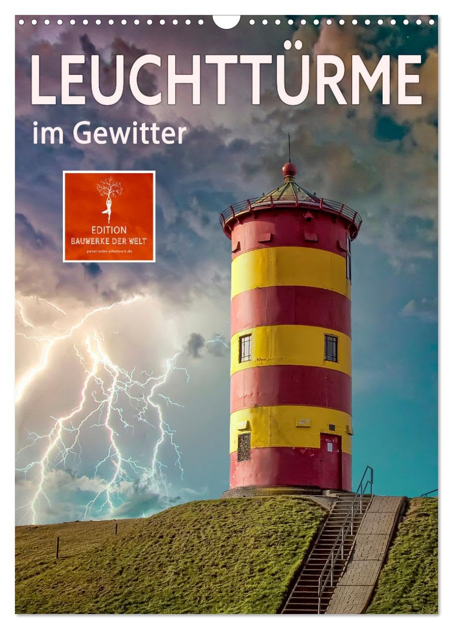 Leuchttürme im Gewitter (Wandkalender 2026 DIN A3 hoch), CALVENDO Monatskalender Contemporary literature